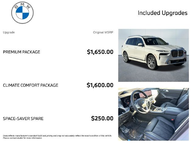 Used 2026 BMW X7 xDrive40i w/ Premium Package AWD/4WD image 3