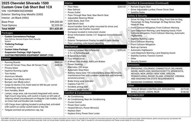New 2025 Chevrolet Silverado 1500 Custom image 28