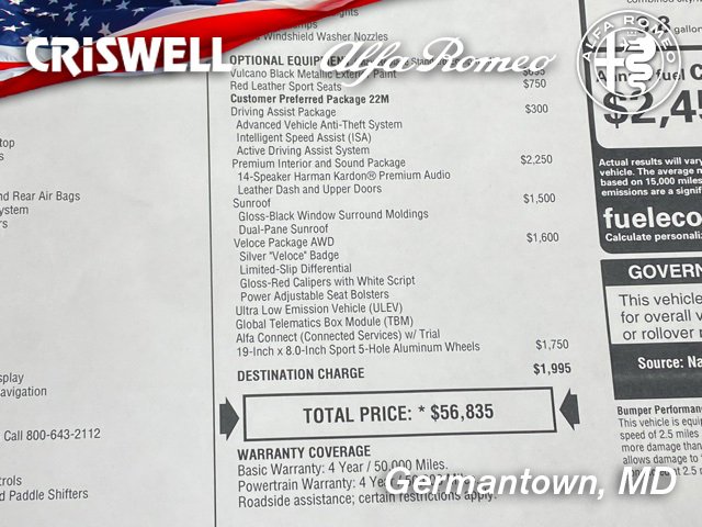 New 2025 Alfa Romeo Giulia AWD image 52