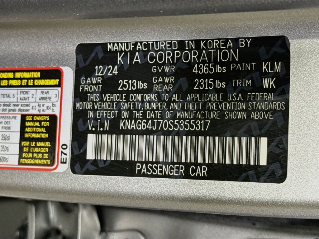 Certified 2025 Kia K5 GT-Line w/ GT-Line Premium Package FWD image 38
