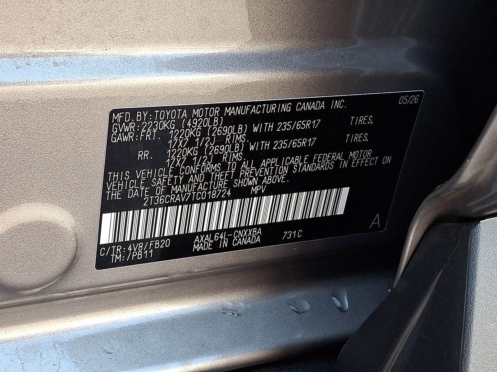 Used 2026 Toyota RAV4 LE AWD/4WD image 27