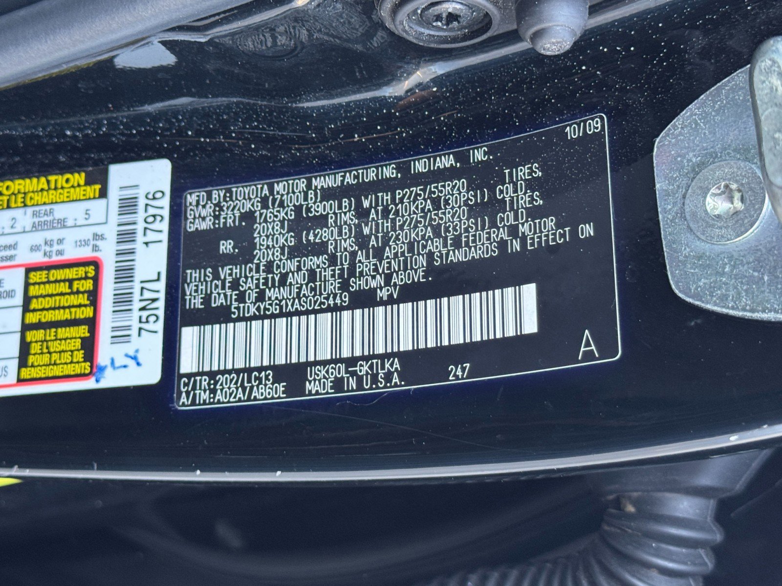 Used 2010 Toyota Sequoia Limited image 42