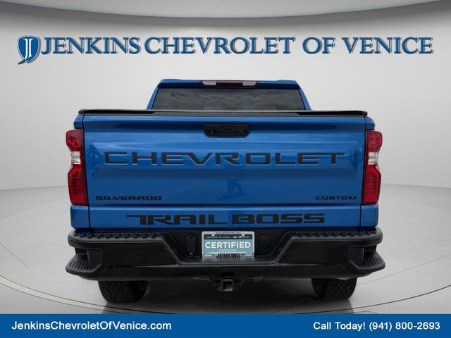 Certified 2023 Chevrolet Silverado 1500 Custom Trail Boss w/ LPO, Dark Essentials Package image 6
