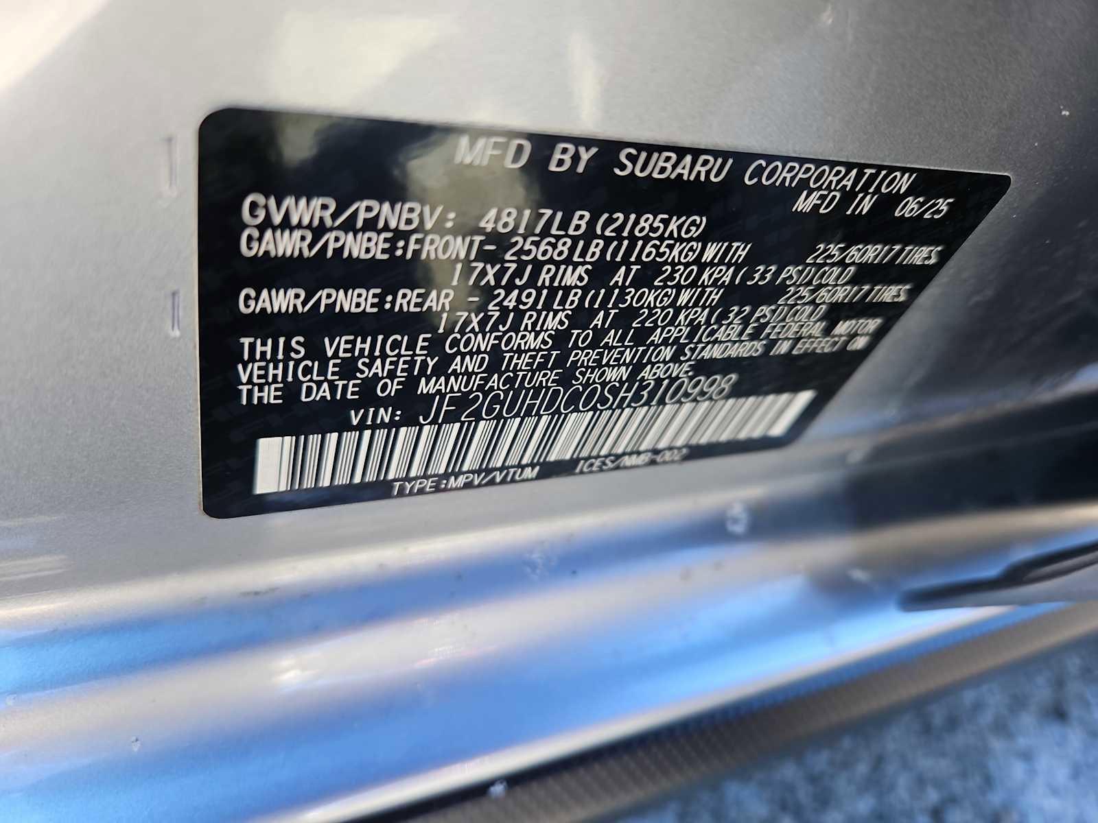 Used 2025 Subaru Crosstrek 2.0i Premium AWD/4WD image 14