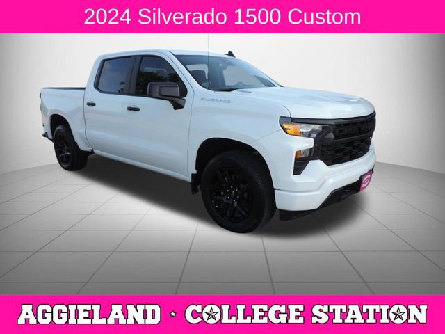 Certified 2024 Chevrolet Silverado 1500 Custom RWD image 1