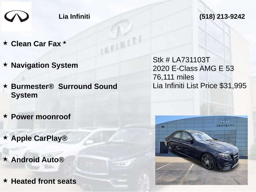 Used 2020 Mercedes-Benz E 53 AMG 4MATIC Sedan image 10