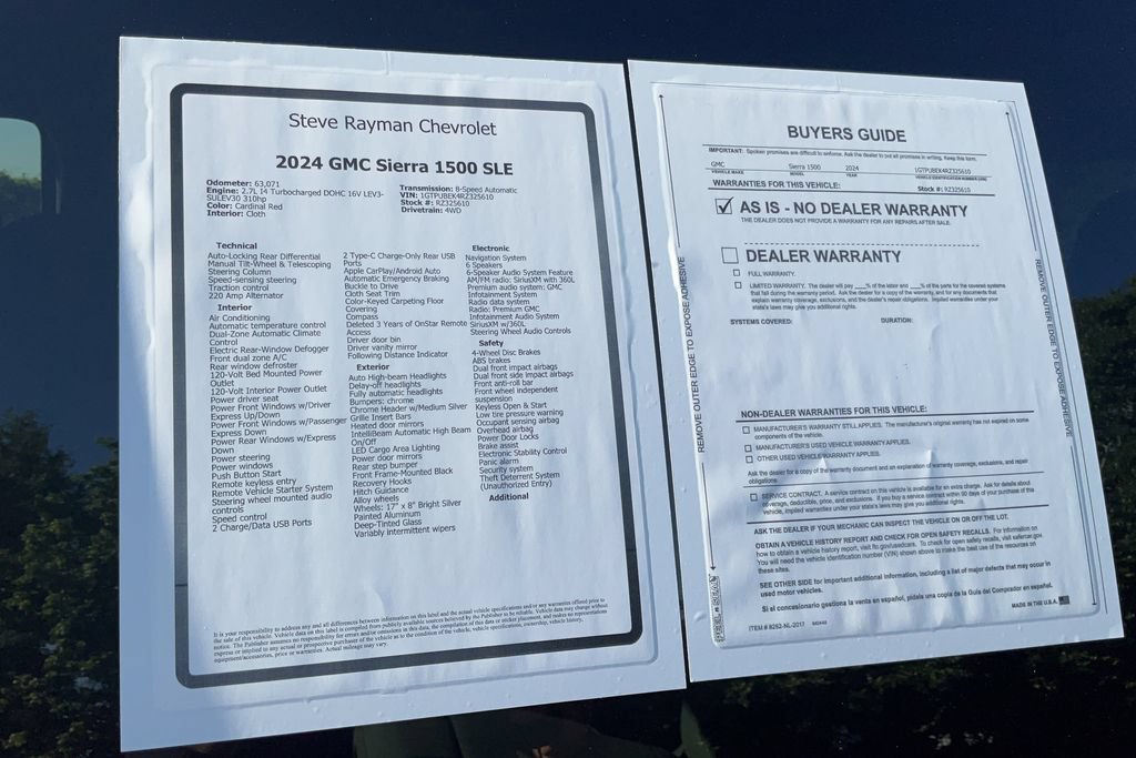 Certified 2024 GMC Sierra 1500 SLE AWD/4WD image 26