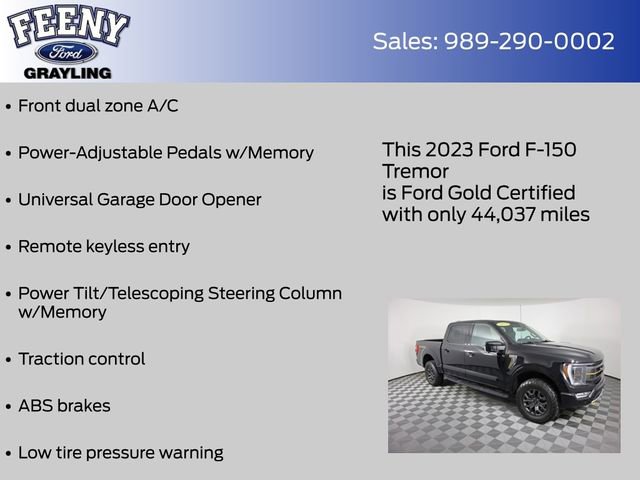 Certified 2023 Ford F150 Tremor w/ Equipment Group 402A High image 26