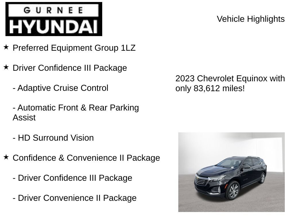 Used 2023 Chevrolet Equinox Premier AWD/4WD image 8