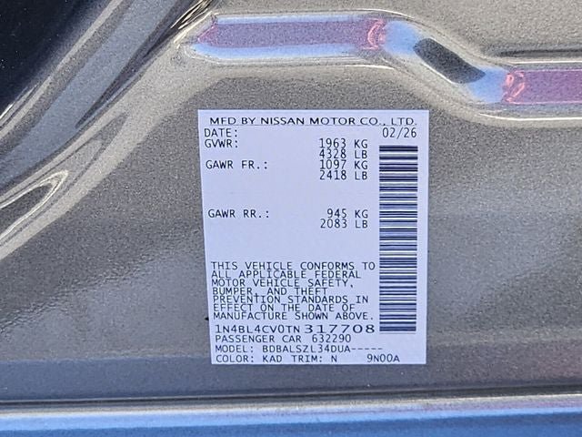 Used 2026 Nissan Altima 2.5 SR FWD image 43
