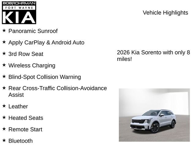 New 2026 Kia Sorento S image 7