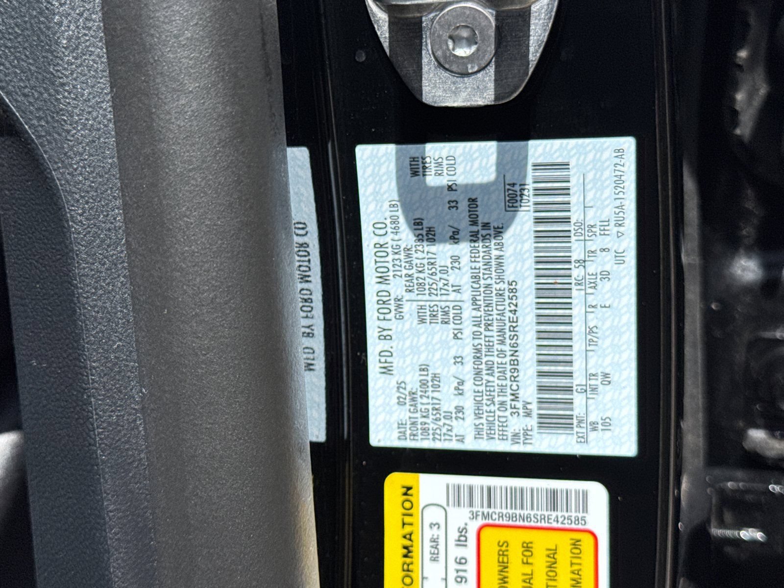Used 2025 Ford Bronco Sport Big Bend AWD/4WD image 37