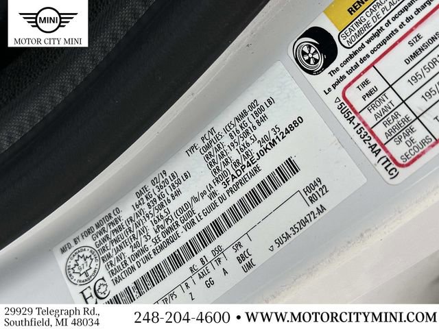 Used 2019 Ford Fiesta SE w/ Equipment Group 203A FWD image 21