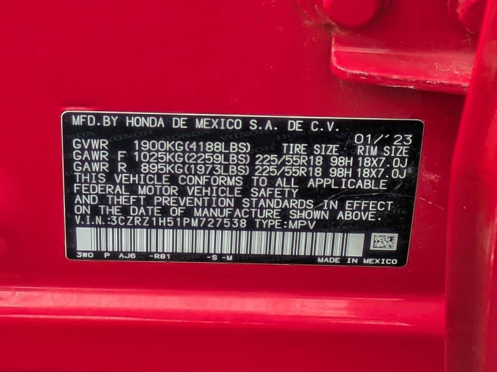 Certified 2023 Honda HR-V Sport image 25