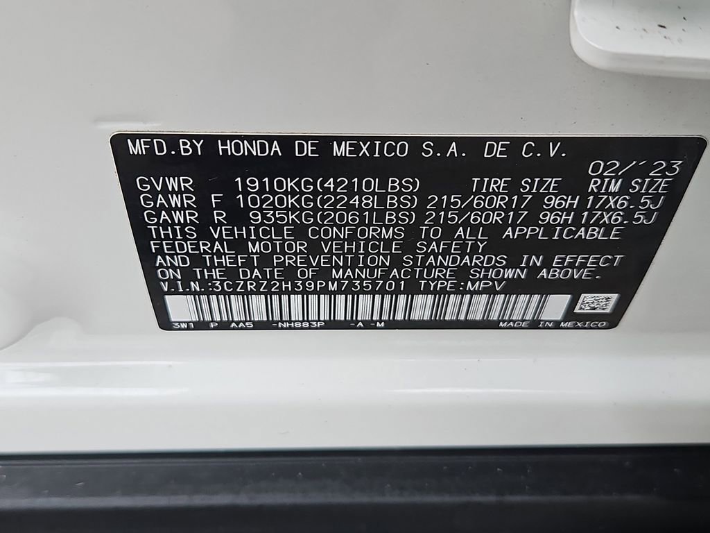 Used 2023 Honda HR-V LX image 14