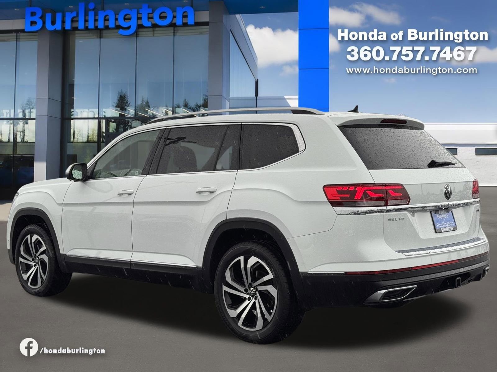 Used 2021 Volkswagen Atlas SEL Premium w/ MDO Package (Bench Seat) AWD/4WD image 4