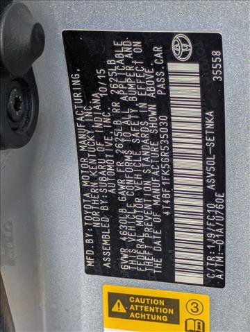 Used 2016 Toyota Camry LE FWD image 16