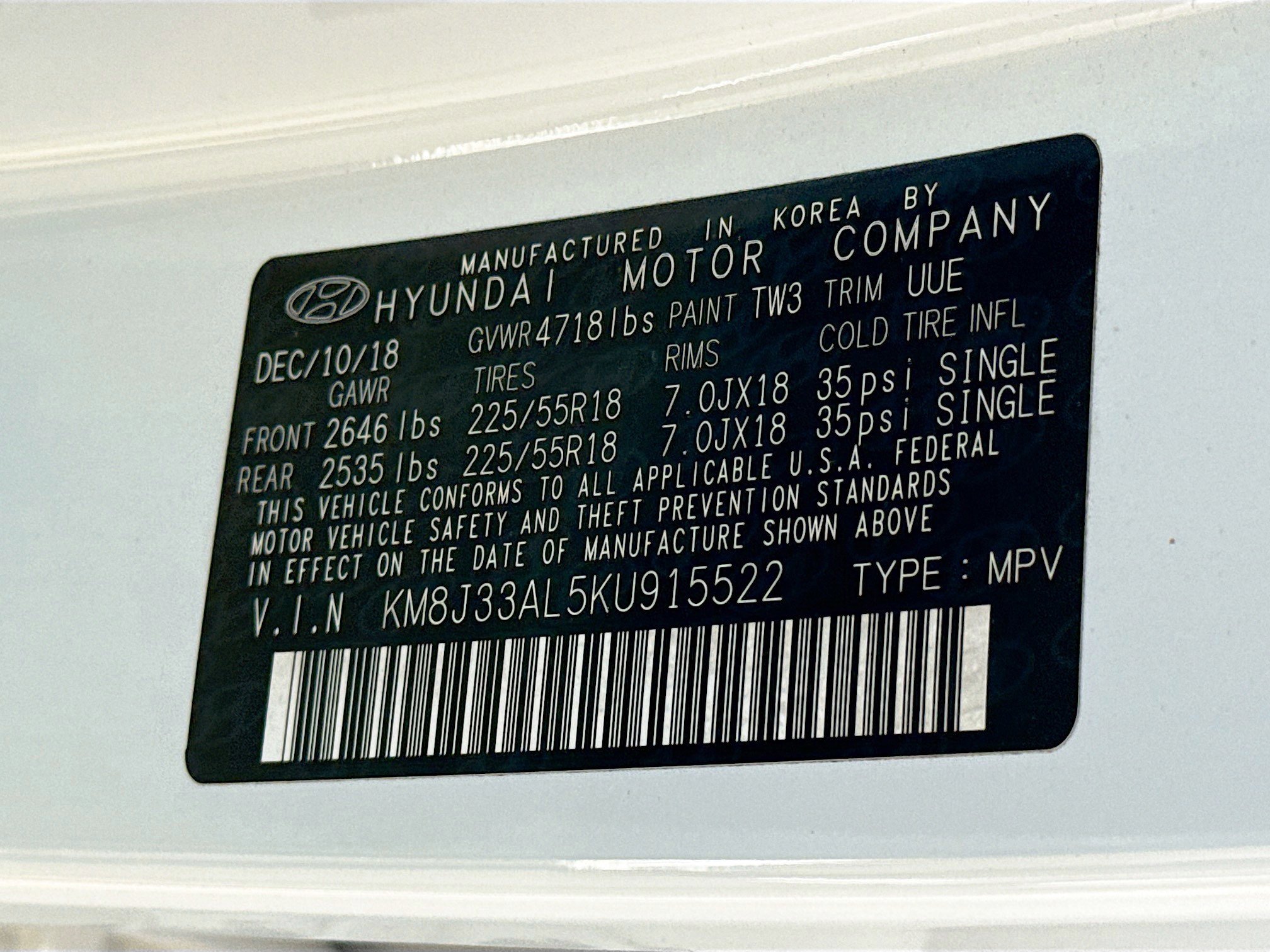 Used 2019 Hyundai Tucson Limited w/ Cargo Package image 43