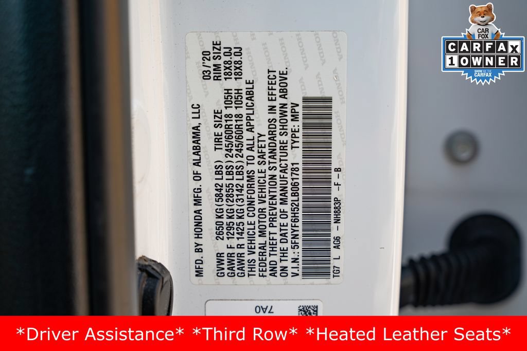 Used 2020 Honda Pilot EX-L image 34