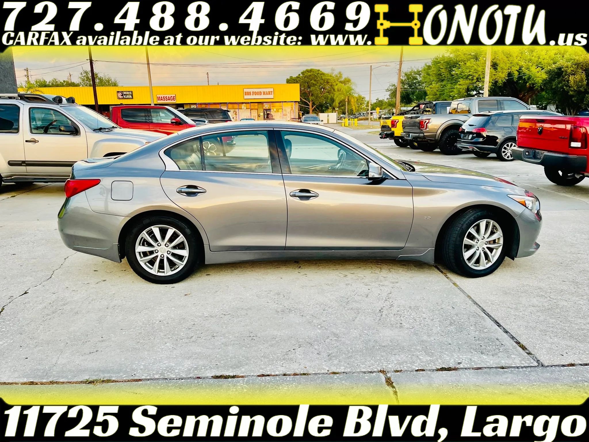 Used 2014 INFINITI Q50 Premium w/ Navigation Package AWD/4WD image 8