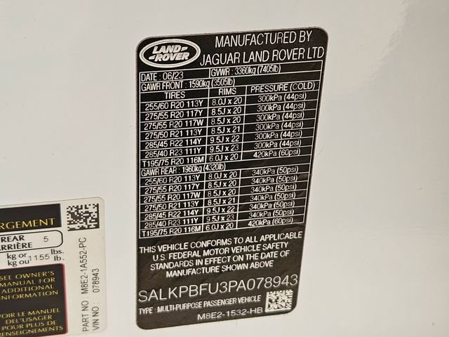 Used 2023 Land Rover Range Rover Long Wheelbase SE image 29