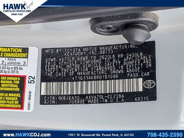 Used 2024 Toyota Camry SE FWD image 15