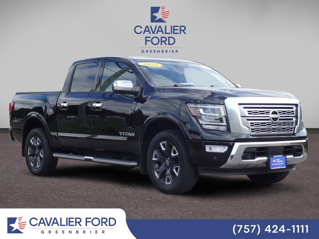 Used 2023 Nissan Titan Platinum Reserve w/ Moonroof Package AWD/4WD image 1