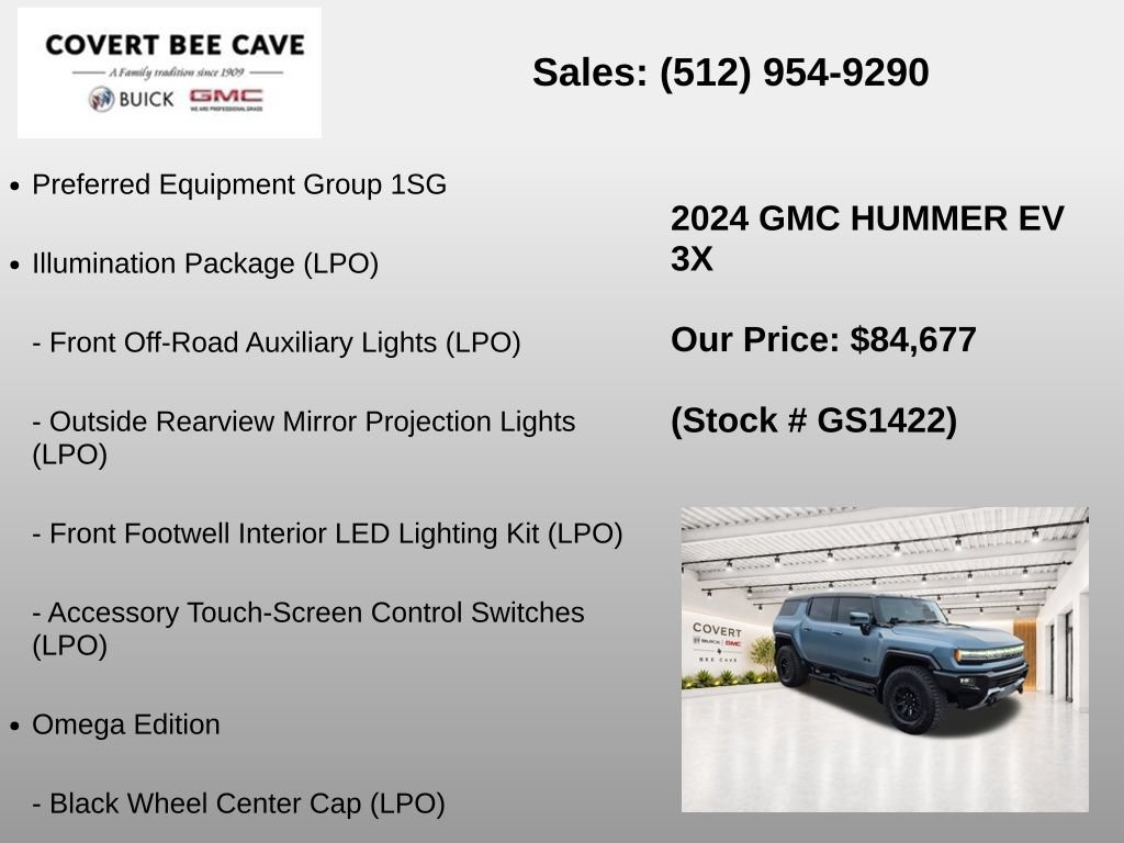 Used 2024 GMC Hummer EV 3X w/ Omega Edition AWD/4WD image 7