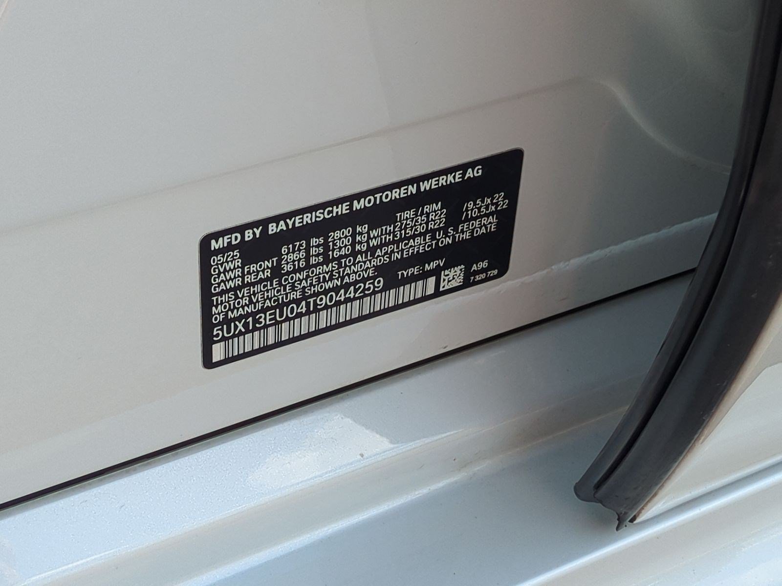 Certified 2026 BMW X5 sDrive40i w/ M Sport Package RWD image 37