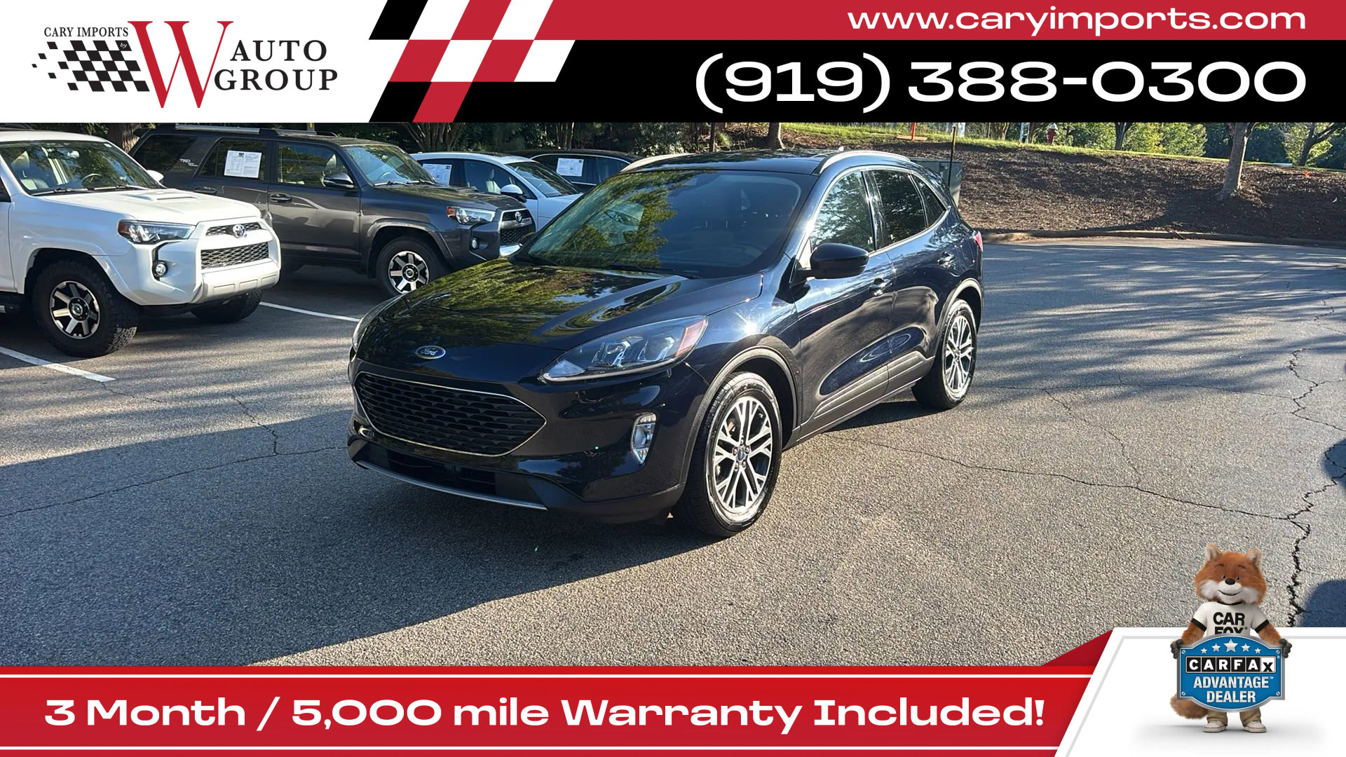Used 2021 Ford Escape SEL w/ Technology Package