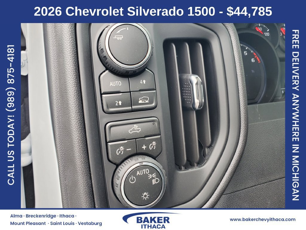 New 2026 Chevrolet Silverado 1500 W/T w/ Trailering Package AWD/4WD image 8
