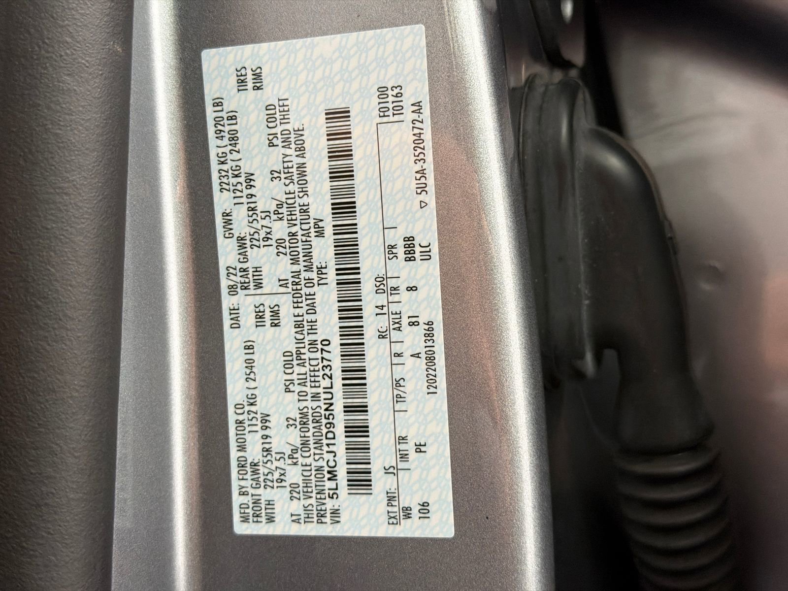 Certified 2022 Lincoln Corsair AWD w/ Premium Package image 34