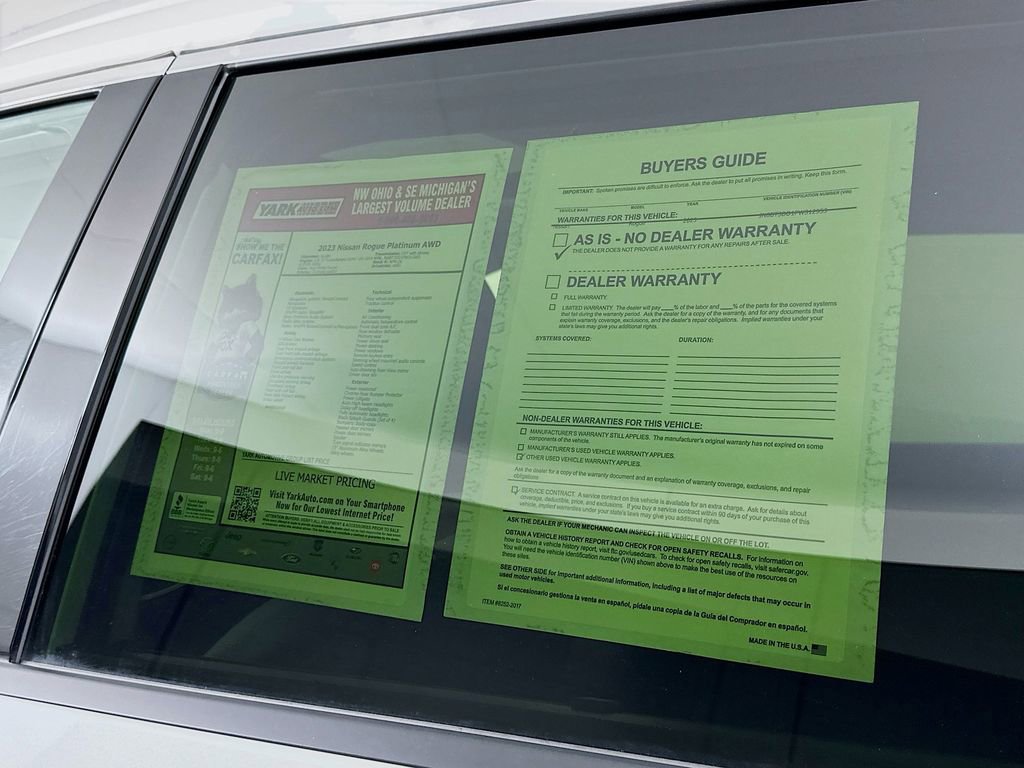 Certified 2023 Nissan Rogue Platinum image 13