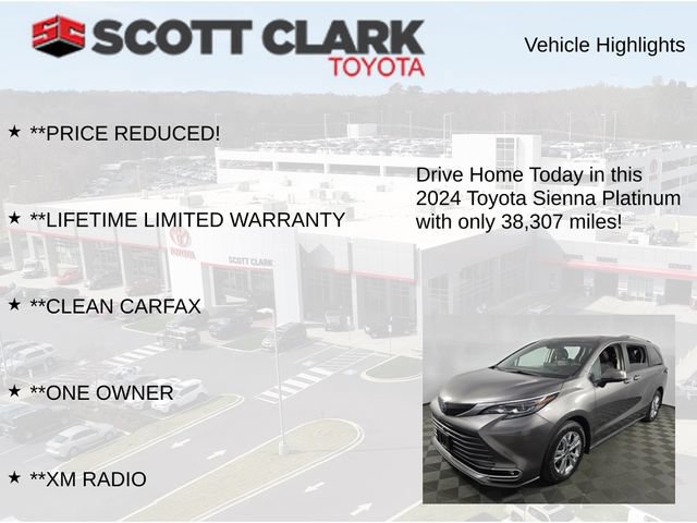 Used 2024 Toyota Sienna Platinum AWD/4WD image 13