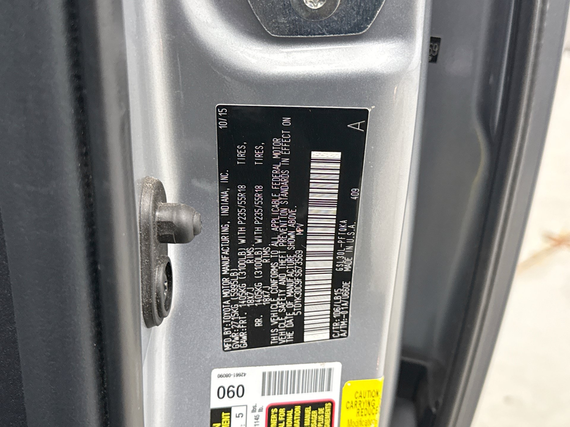 Used 2015 Toyota Sienna Limited Premium FWD image 11