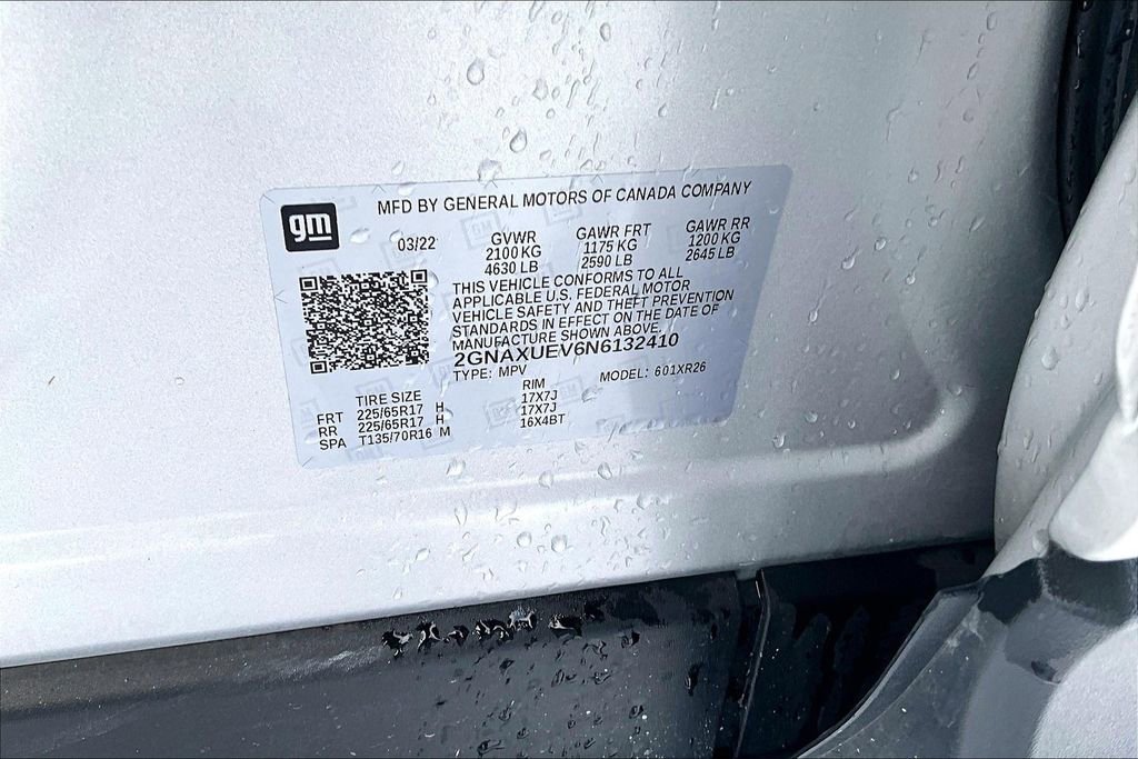 Used 2022 Chevrolet Equinox LT image 18