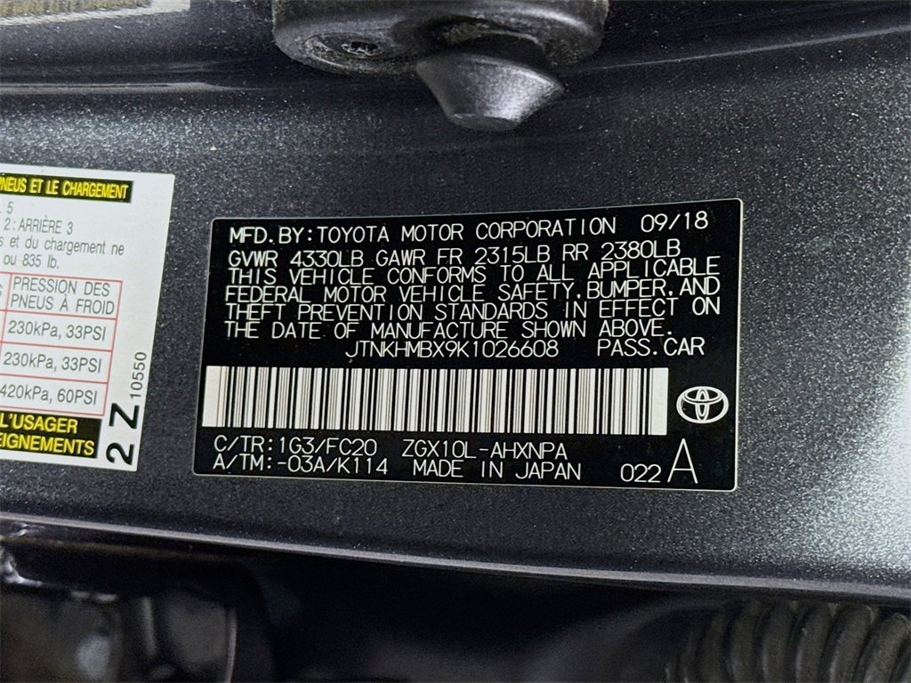 Certified 2019 Toyota C-HR LE image 33