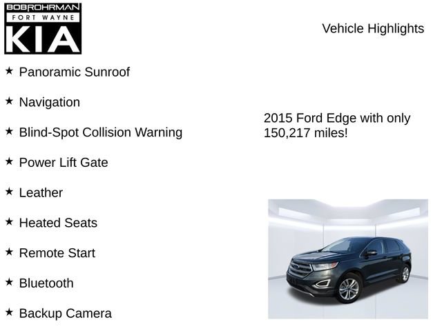 Used 2015 Ford Edge SEL w/ Equipment Group 201A FWD image 8