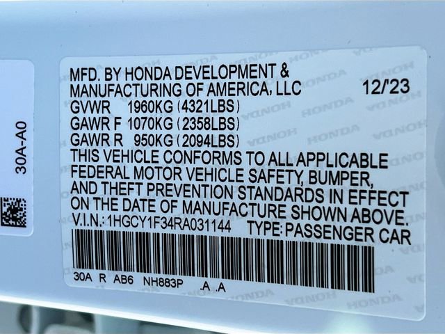 Used 2024 Honda Accord EX image 30