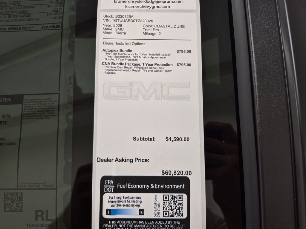 New 2026 GMC Sierra 1500 Pro w/ Graphite Edition image 35