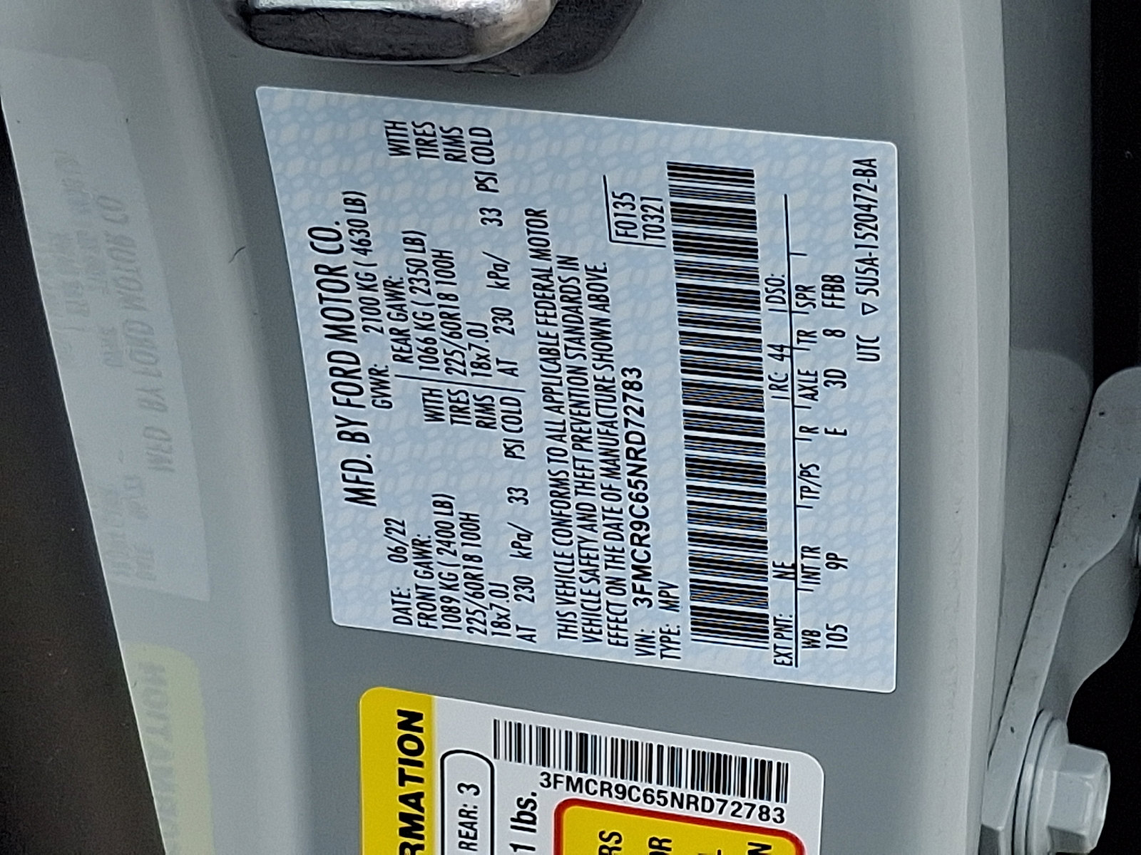 Used 2022 Ford Bronco Sport Outer Banks image 27