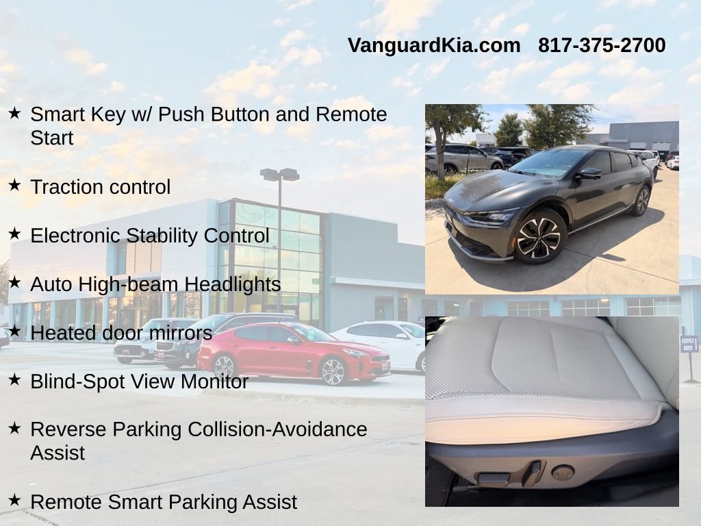 Certified 2023 Kia EV6 Wind w/ Wind Technology Package RWD image 12