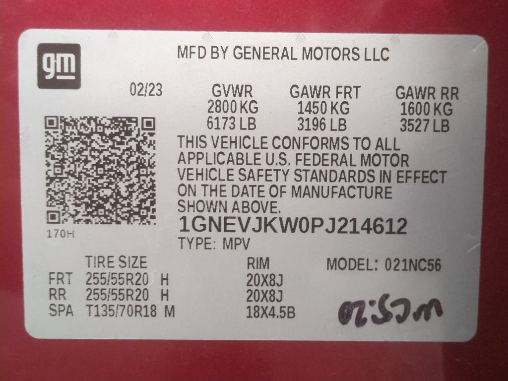 Used 2023 Chevrolet Traverse RS AWD/4WD image 24