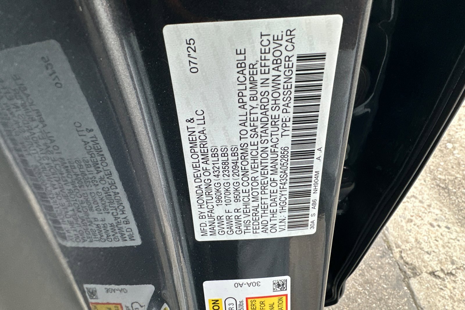 Certified 2025 Honda Accord SE image 28