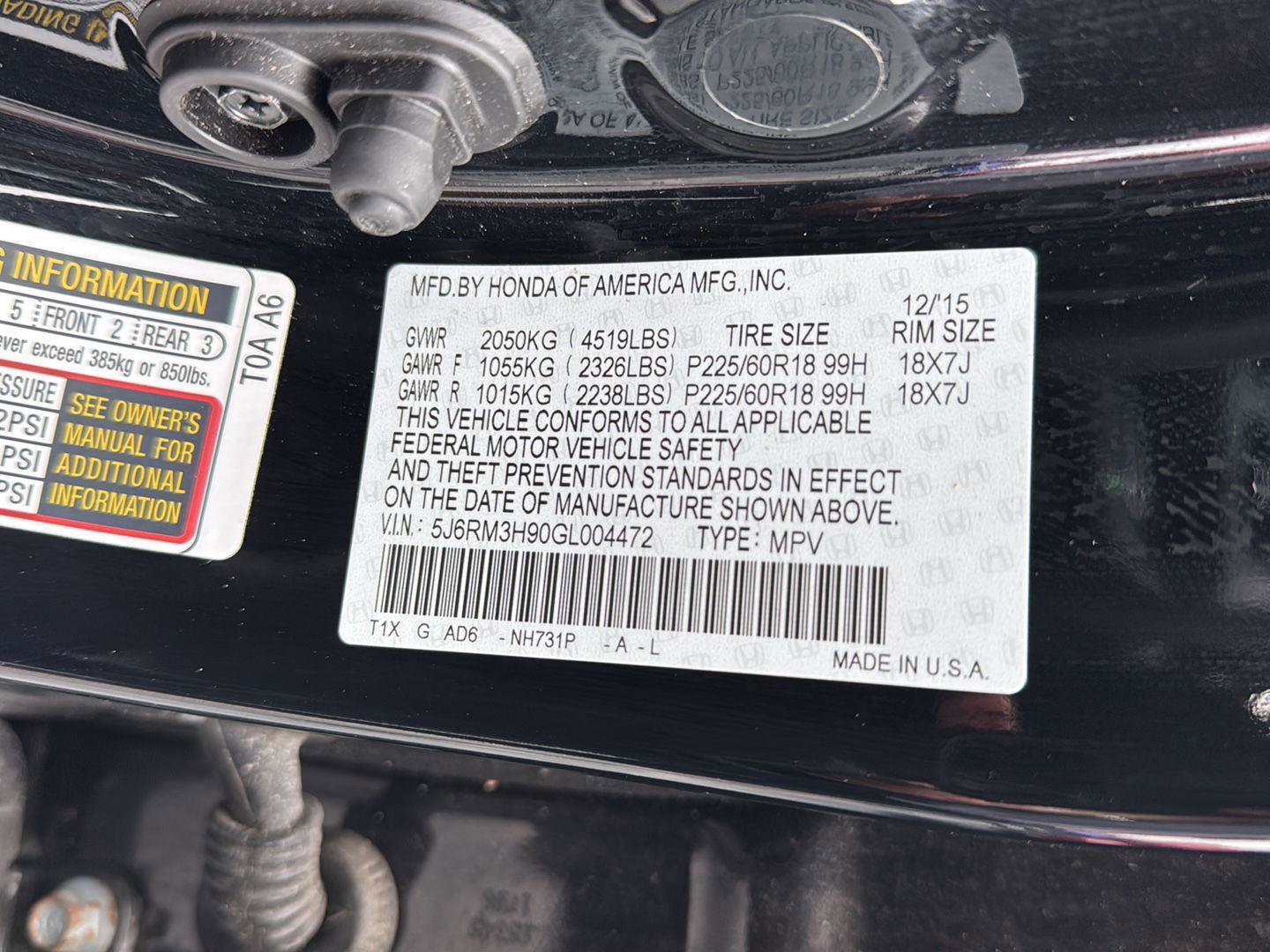 Used 2016 Honda CR-V Touring image 40