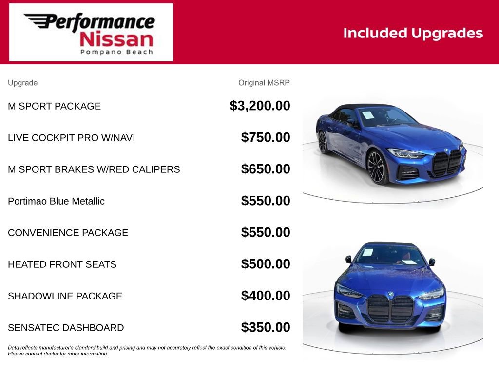 Used 2022 BMW 430i Convertible w/ M Sport Package image 7