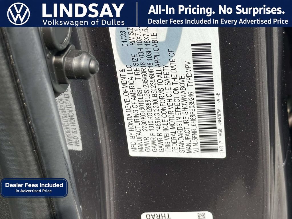 Used 2023 Honda Odyssey EX-L image 28