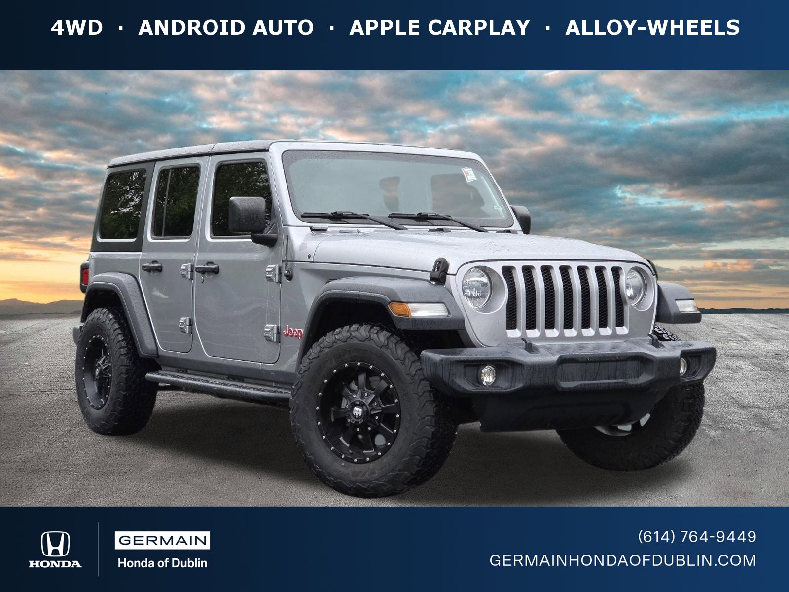Used 2018 Jeep Wrangler Unlimited Sport AWD/4WD image 1