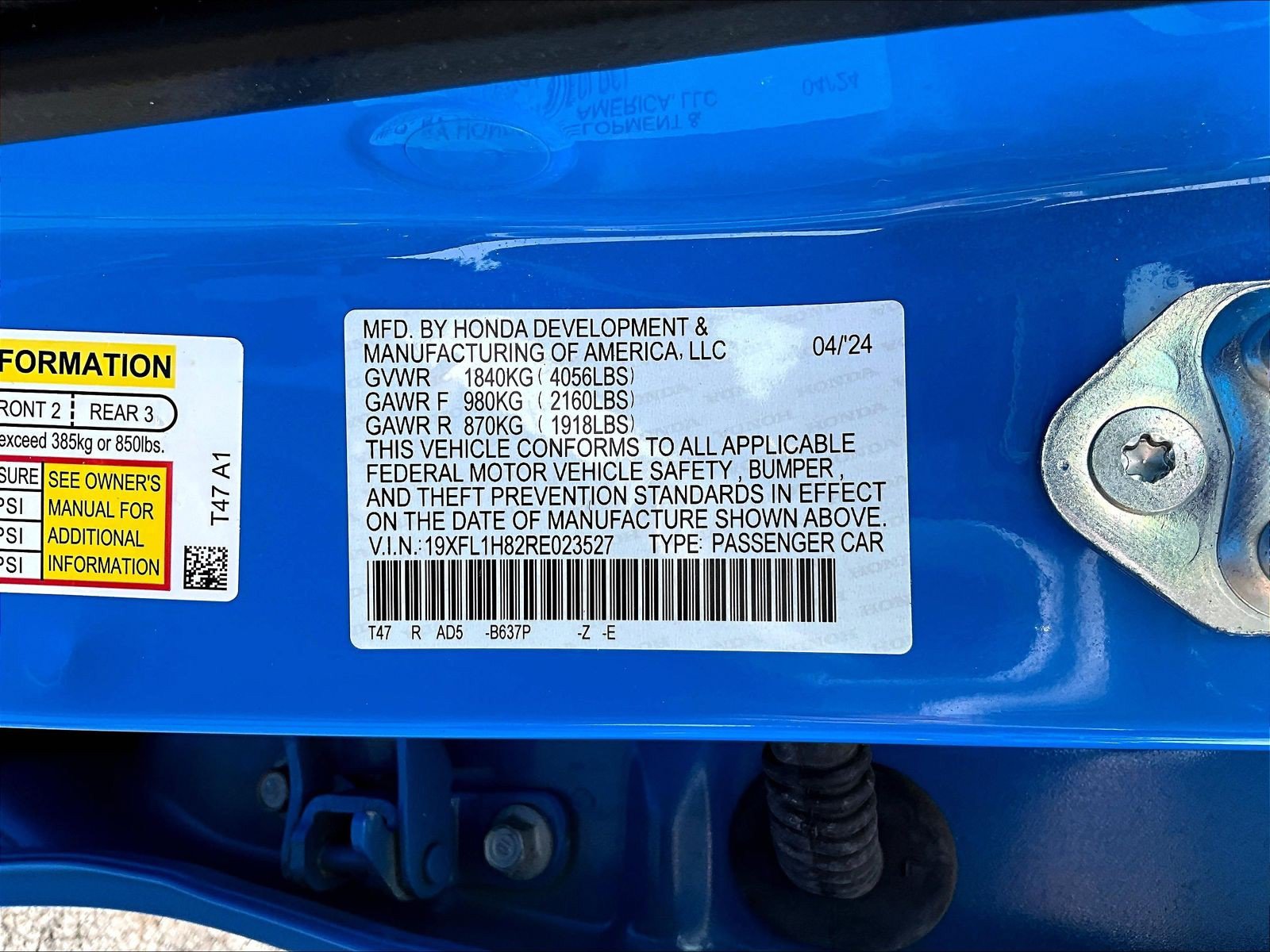 Used 2024 Honda Civic Sport Touring image 19