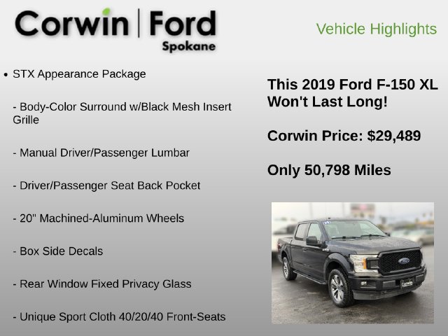 Used 2019 Ford F150 XL w/ Equipment Group 101A Mid AWD/4WD image 12